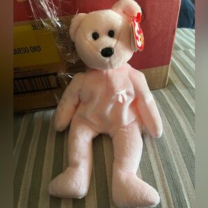 NWT Ty Pink Stuffed Bear